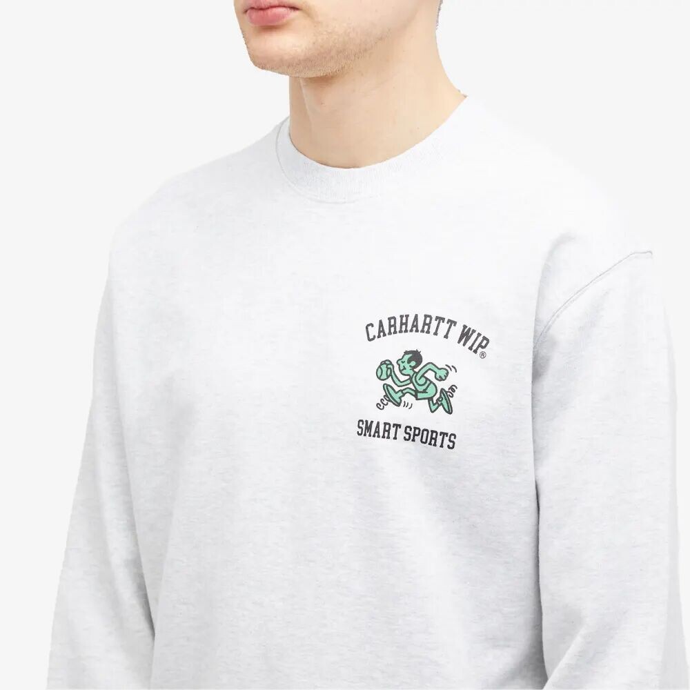 

Carhartt WIP Толстовка Smart Sports Crew, серый