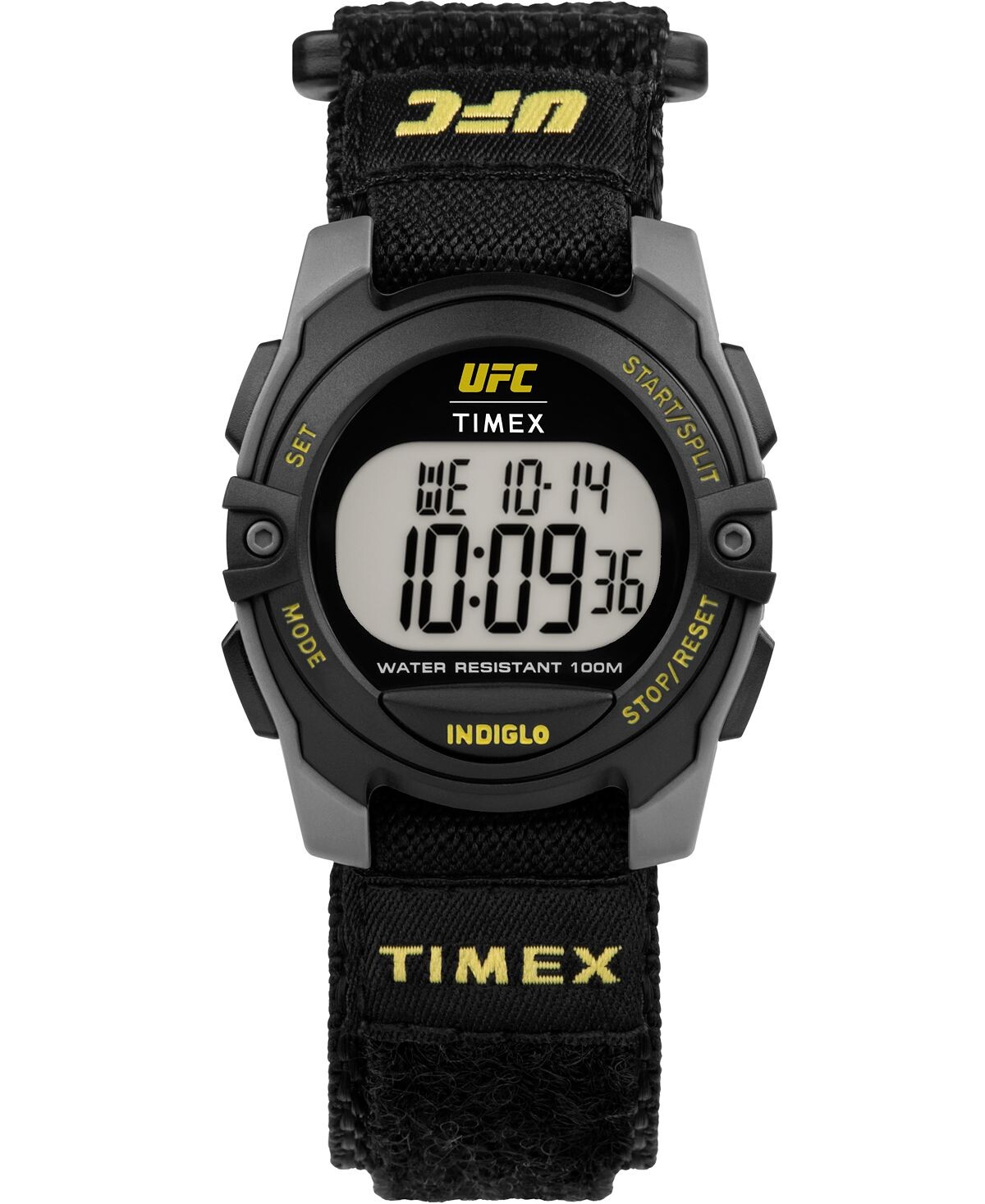 

Женские часы UFC из кварцевой ткани Rivalry, черные, 33 мм Timex, черный