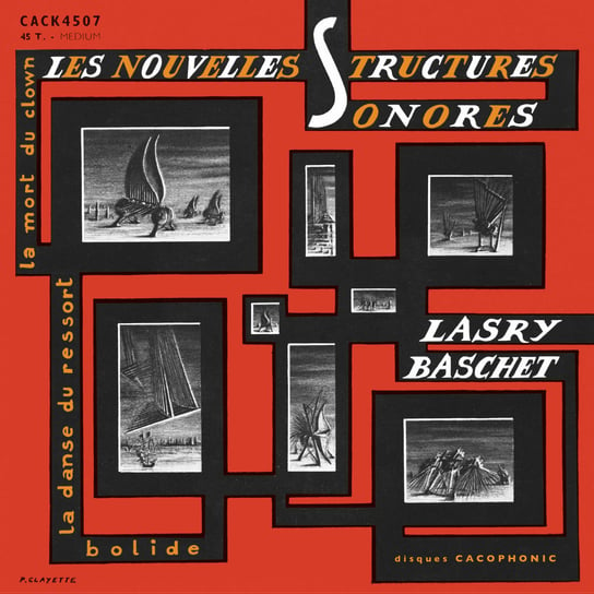 Виниловая пластинка Lasry-Baschet - Les Nouvelles Structures Sonores