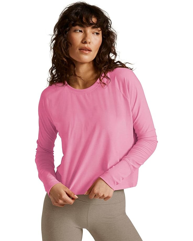 

Пуловер Beyond Yoga Featherweight Daydreamer Pullover, цвет Pink Bloom Heather