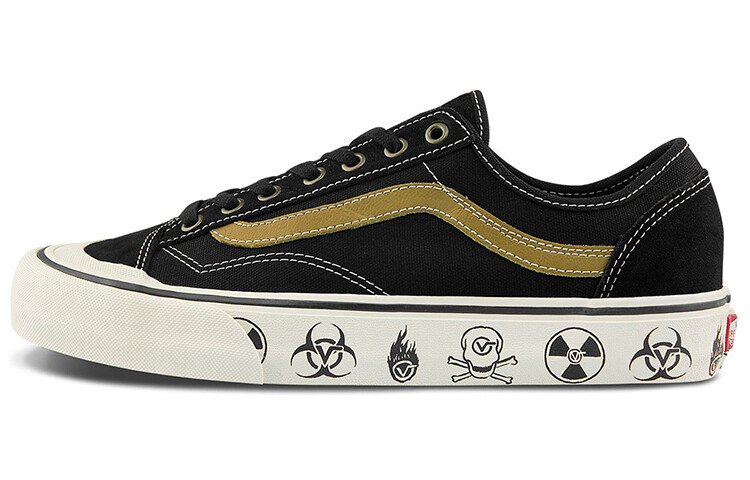 

Туфли для скейтбординга унисекс Vans Style 36 Decon Sf Желтый/Черный