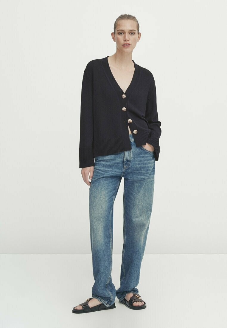 

Кардиган Massimo Dutti, темно-синий