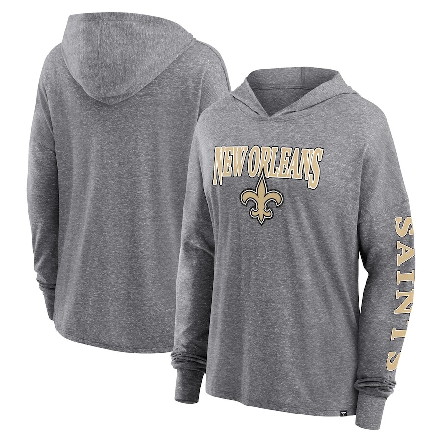 

Футболка с длинным рукавом Fanatics Branded New Orleans Saints, серый