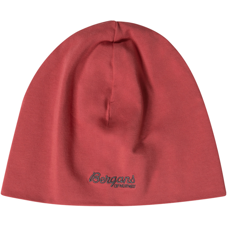 Детская молодежная хлопковая шапка Bergans, красный