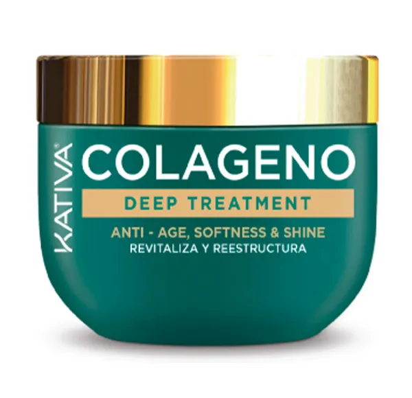 

Интенсивная восстанавливающая маска Colágeno Anti Age Softness & Shine Deep Treatment Kativa, 300 ml