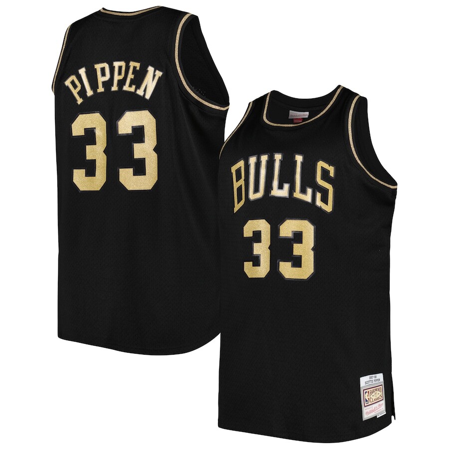 

Джерси Mitchell & Ness Chicago Bulls, черный
