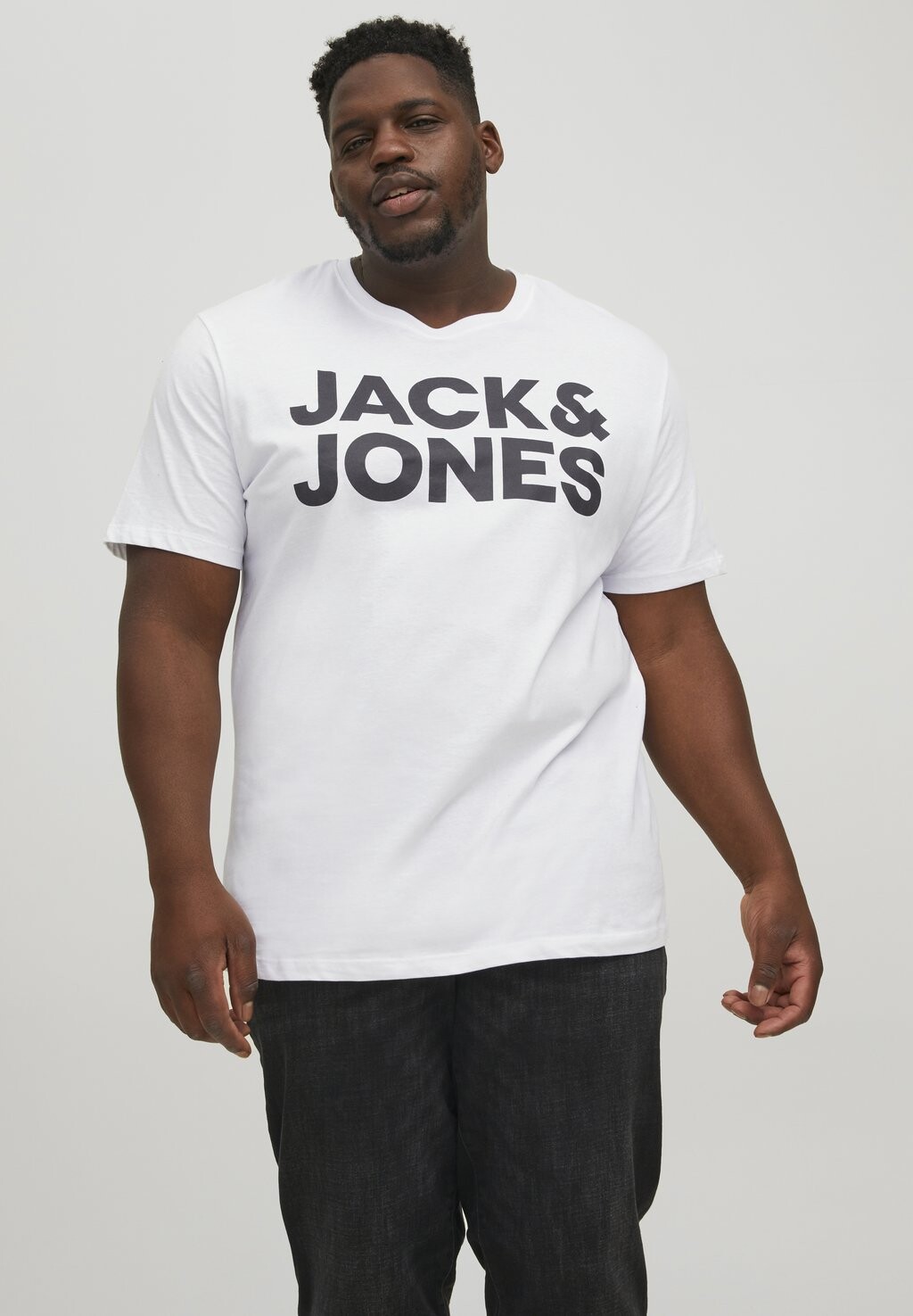 

Футболка с принтом JJECORP LOGO TEE O-NECK Jack & Jones, белый