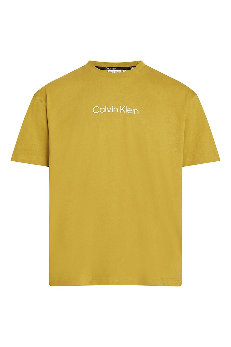 

Футболка из органического хлопка с логотипом Calvin Klein, желтый