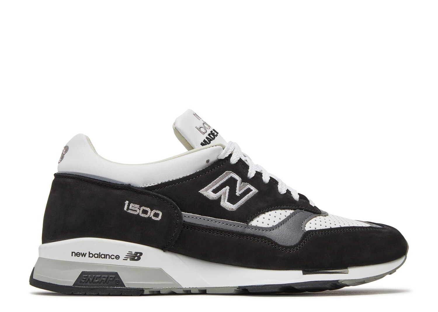 

Кроссовки New Balance 1500 Made In England 'Black White', черный