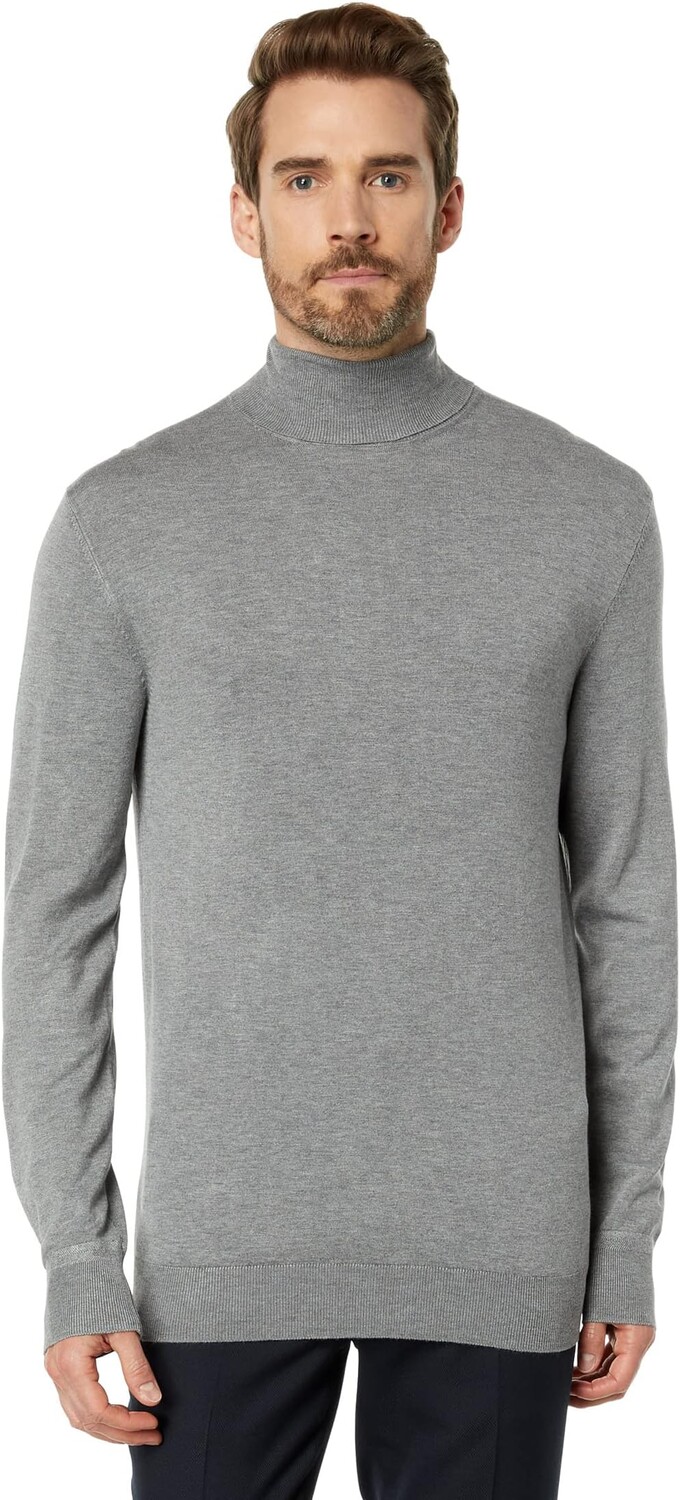 

Свитер Scotch & Soda Ecovero Viscose-Blend Turtleneck Pullover, цвет Grey Melange