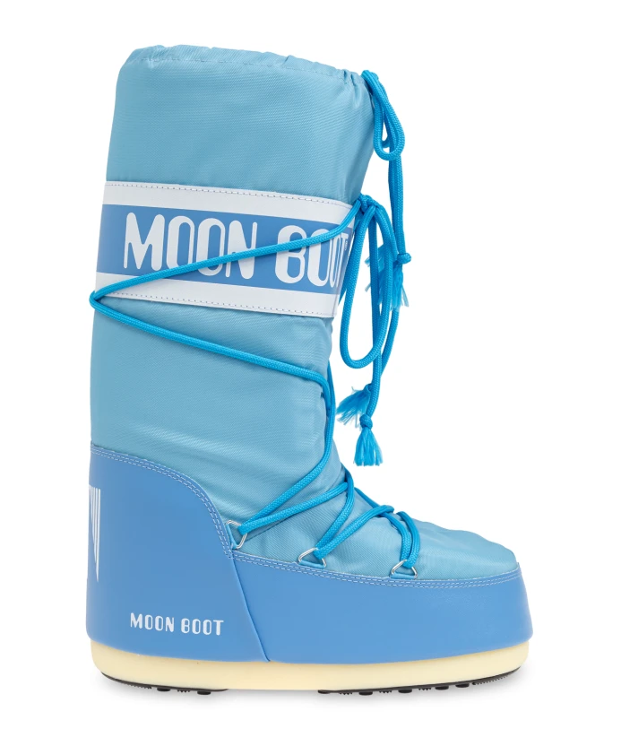 

Снежные сапоги из нейлона Moon Boot, синий