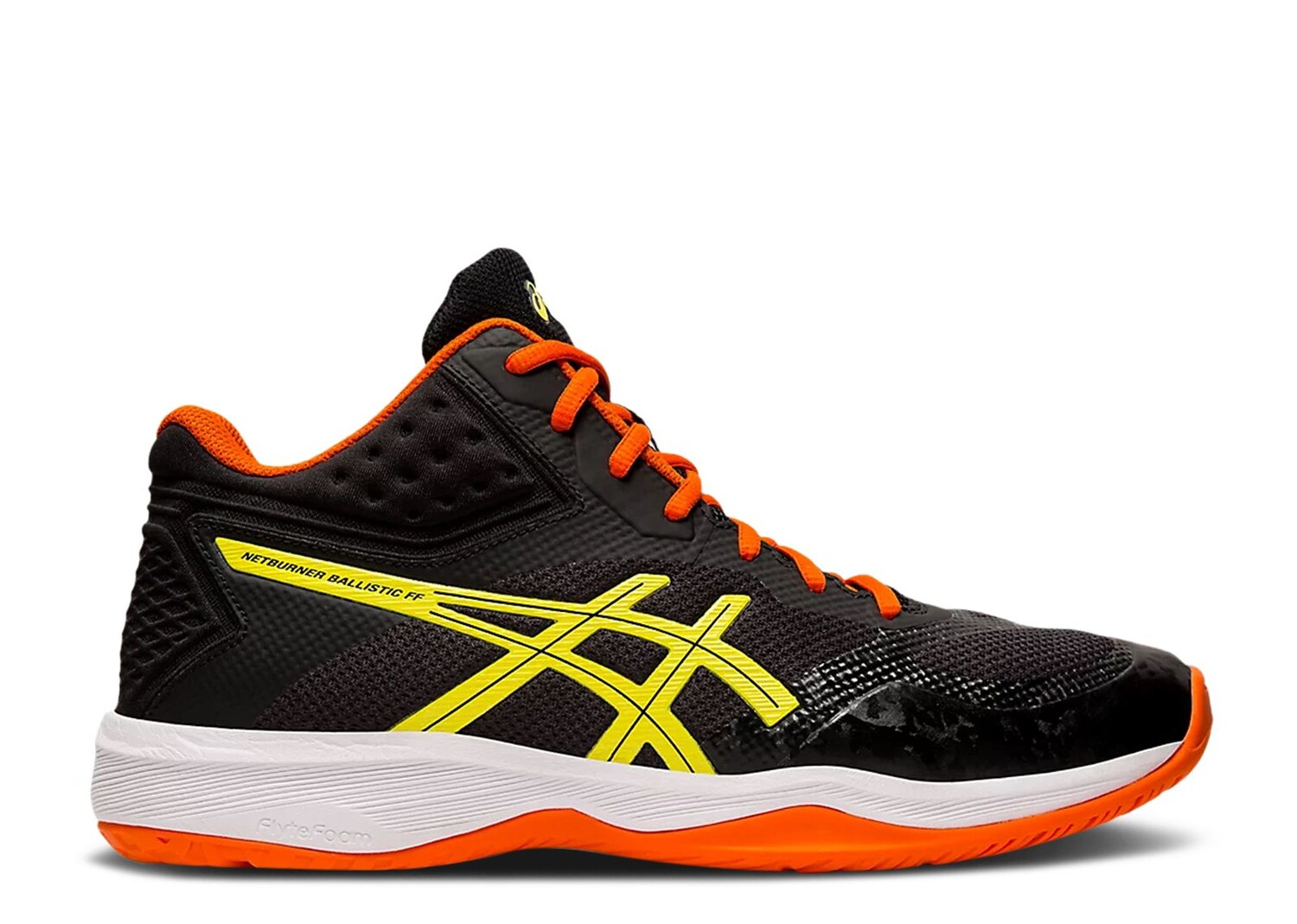 Кроссовки ASICS Netburner Ballistic Ff Mt 'Black Sour Yuzu', черный кроссовки netburner ballistic ff mt 2 white black asics белый