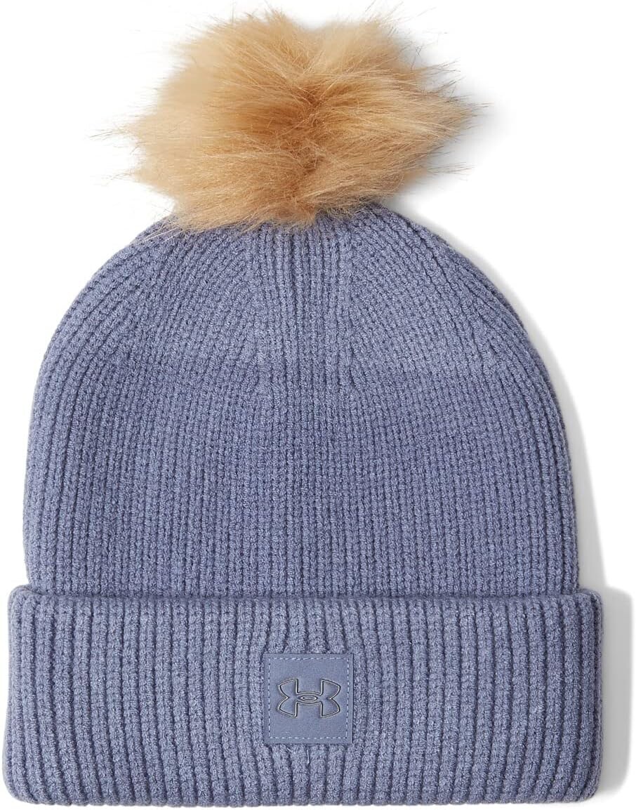

Ребристый помпон в перерыве между таймами Under Armour, цвет Celeste/Violet Storm/Metallic Champagne Gold