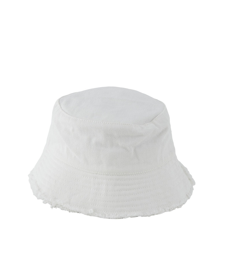Женская шляпа-ведро Pieces, белый