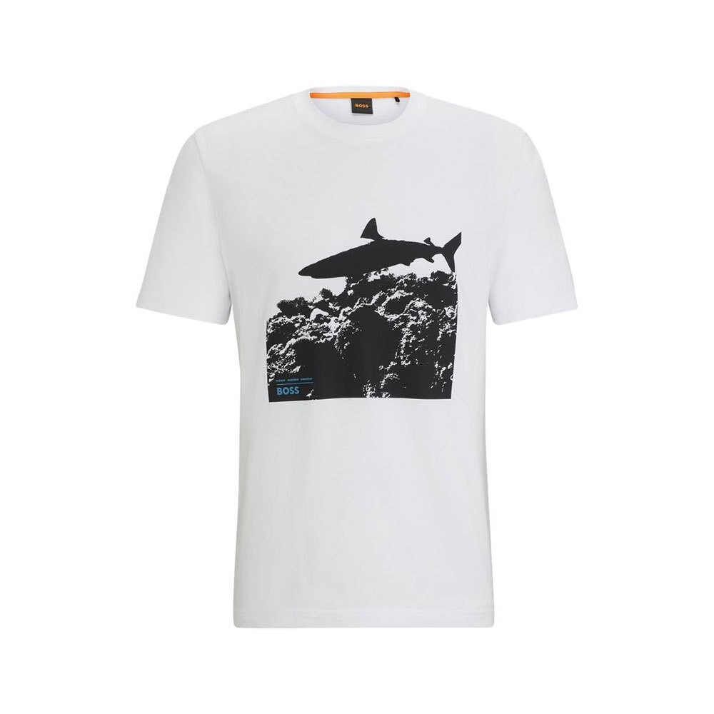 

Футболка с коротким рукавом BOSS Sea Horse 102466, белый