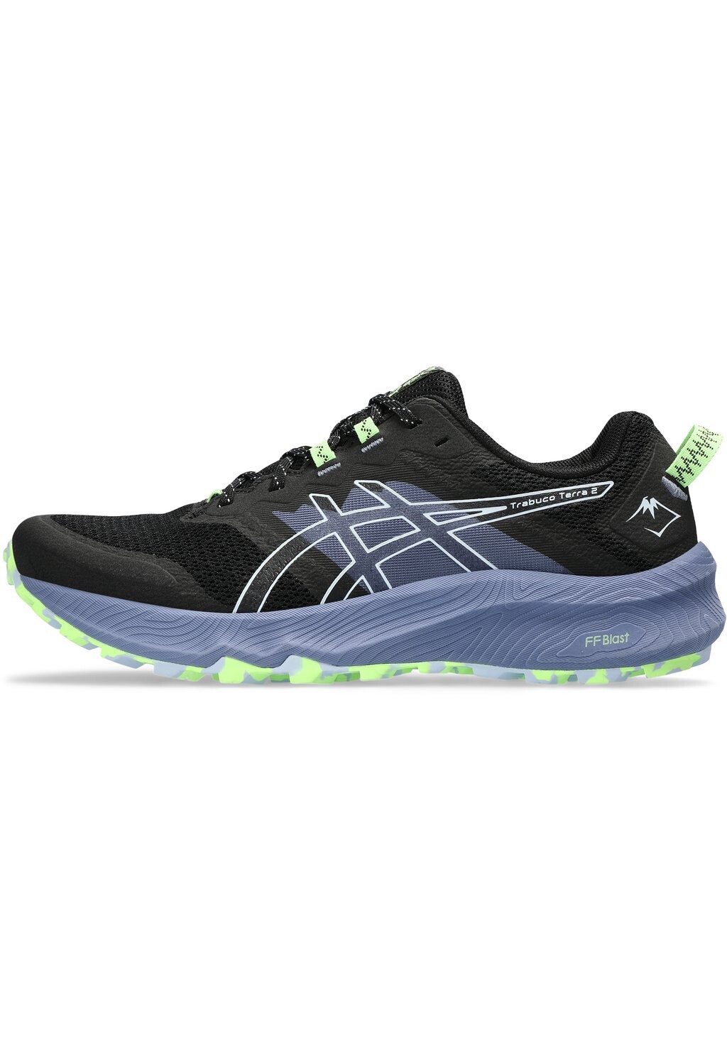 

Кроссовки для бега по пересеченной местности Trabuco Terra 2 ASICS, цвет black light blue