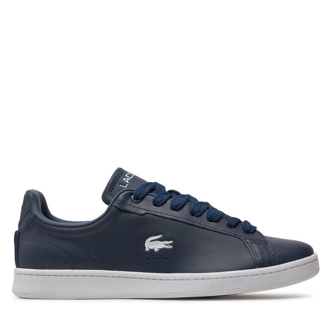 Кроссовки Lacoste Carnaby Pro Leather 747SMA0043 Nvy/Wht 092, темно-синий кроссовки lacoste zapatillas nvy wht