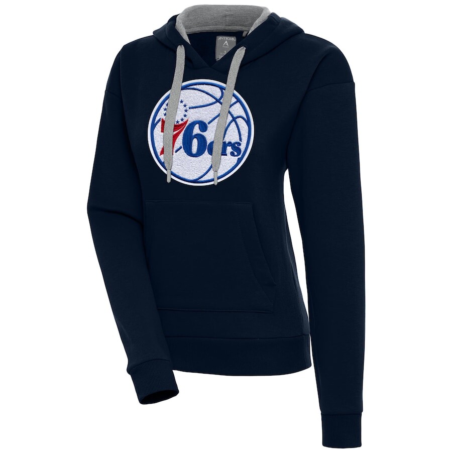 

Пуловер с капюшоном Antigua Philadelphia 76Ers, нави