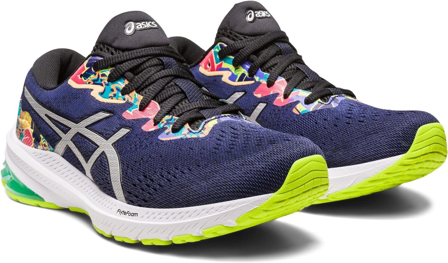 

Кроссовки GT-1000 11 Lite-Show ASICS, цвет Lime Zest/Lite-Show