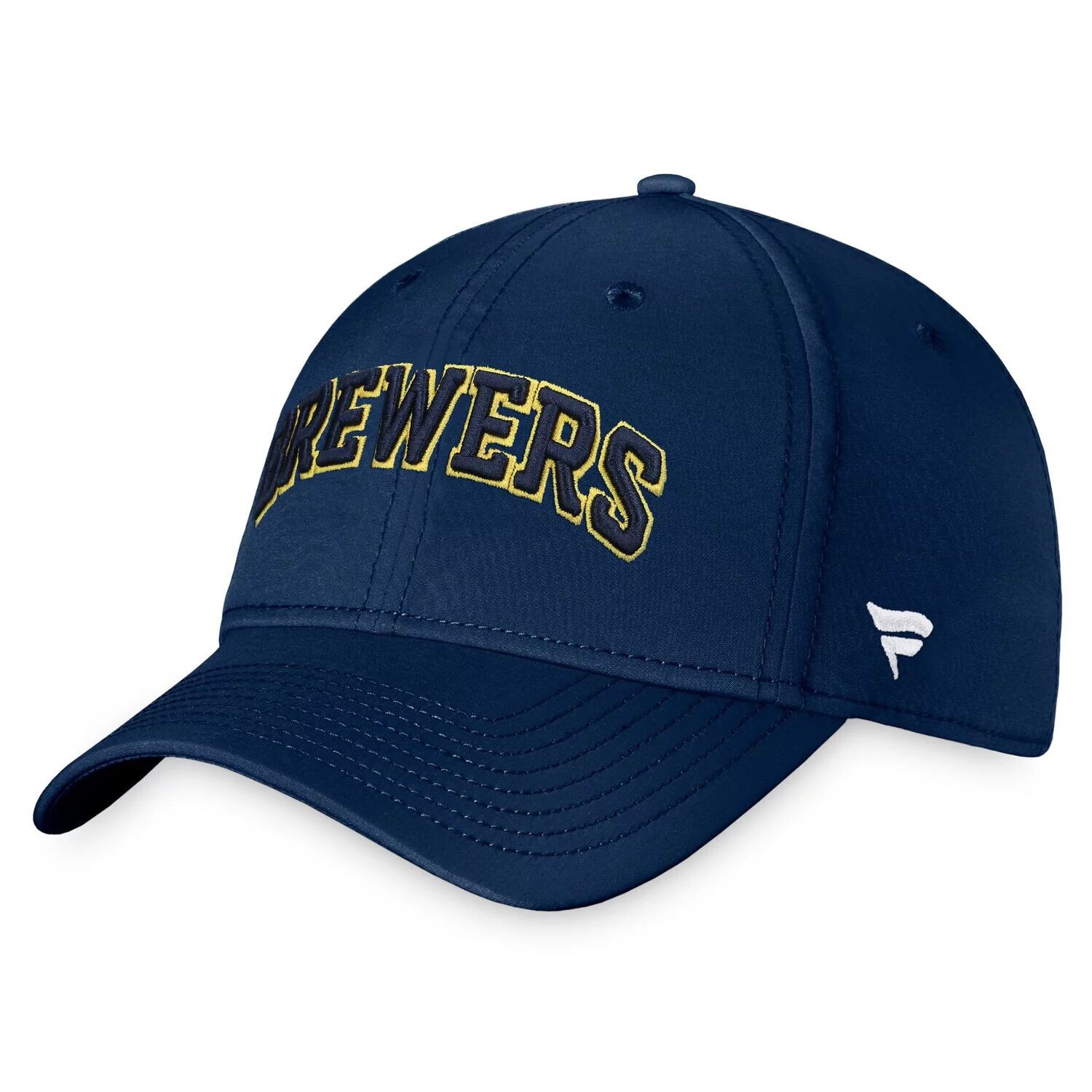 

Мужская темно-синяя кепка с фирменным логотипом Fanatics Milwaukee Brewers Core Flex