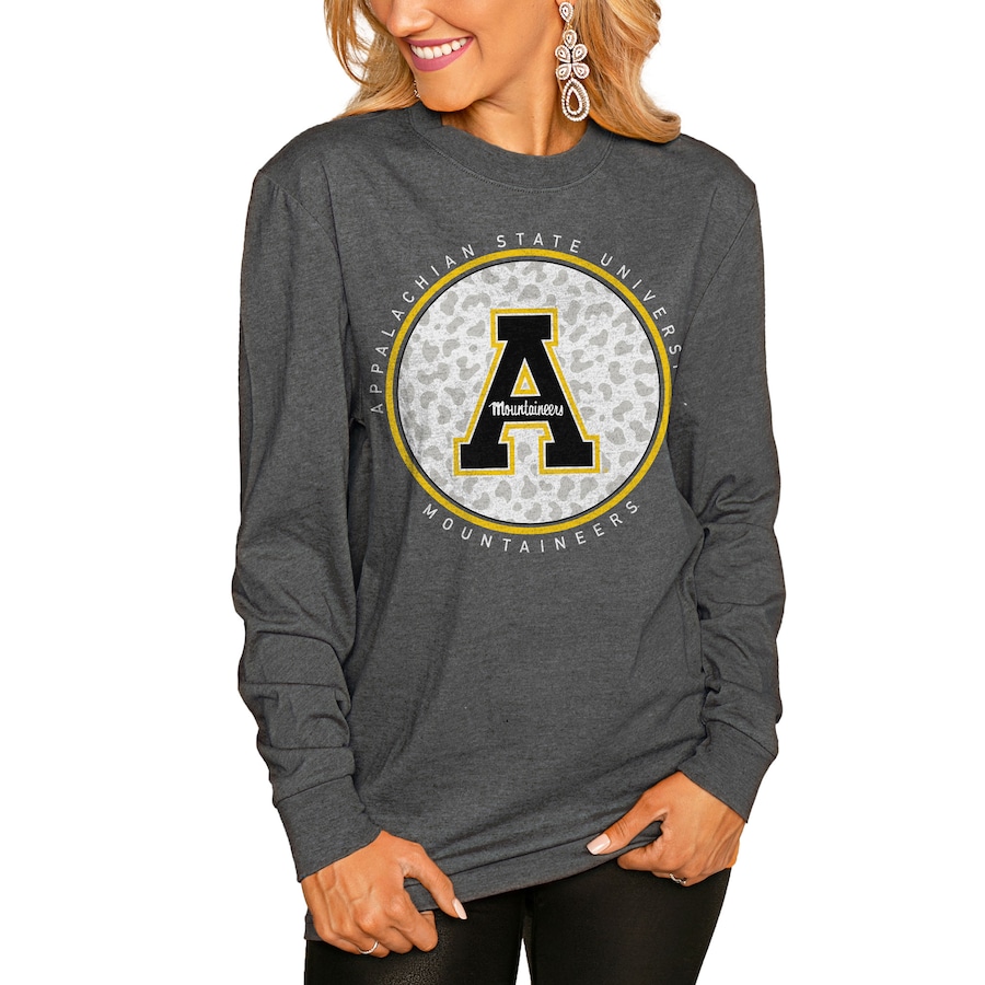 

Футболка с длинным рукавом Gameday Couture Appalachian State Mountaineers, угольный