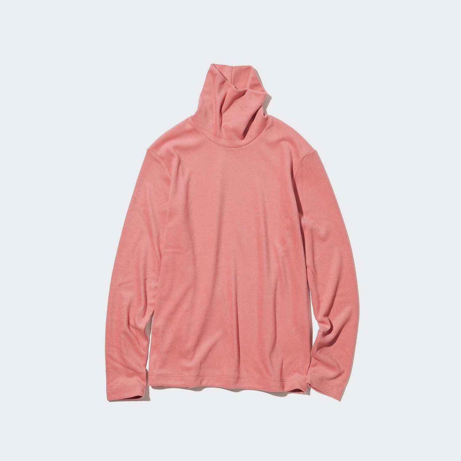 

Водолазка Uniqlo Heattech с длинным рукавом, розовый