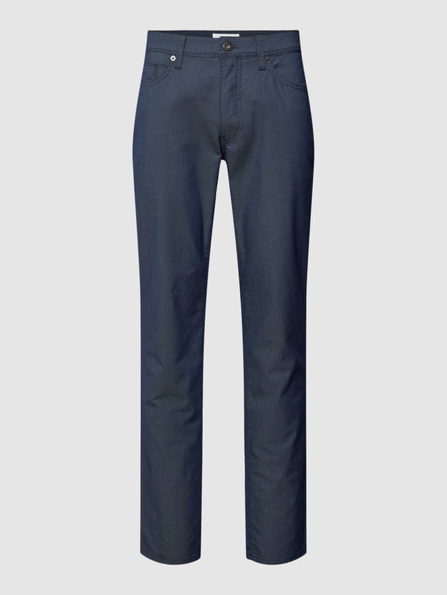 Тканевые брюки с 5 карманами, модель «Кадис» Brax, синий фото