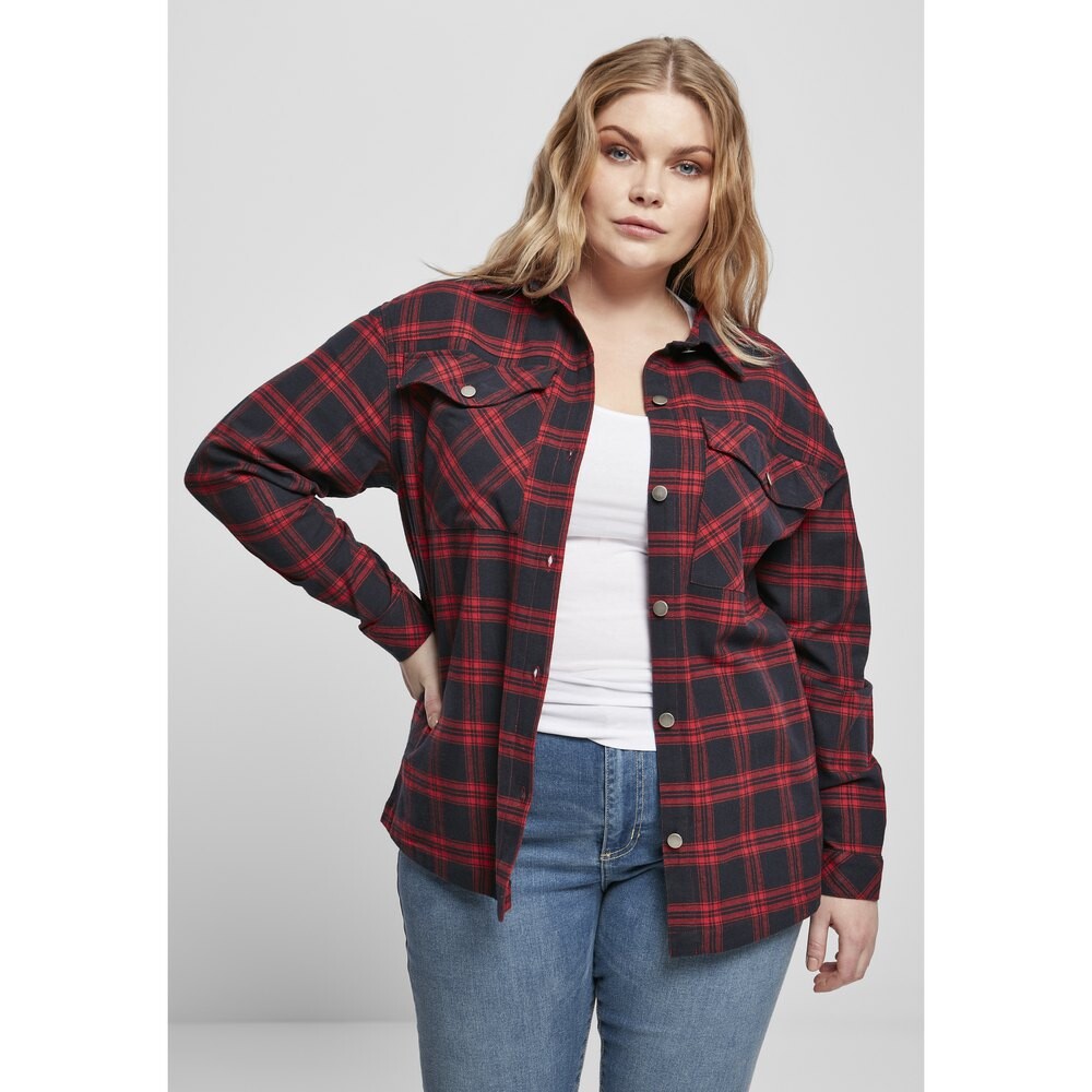 

Рубашка Urban Classics Oversized Over (Big ), синий