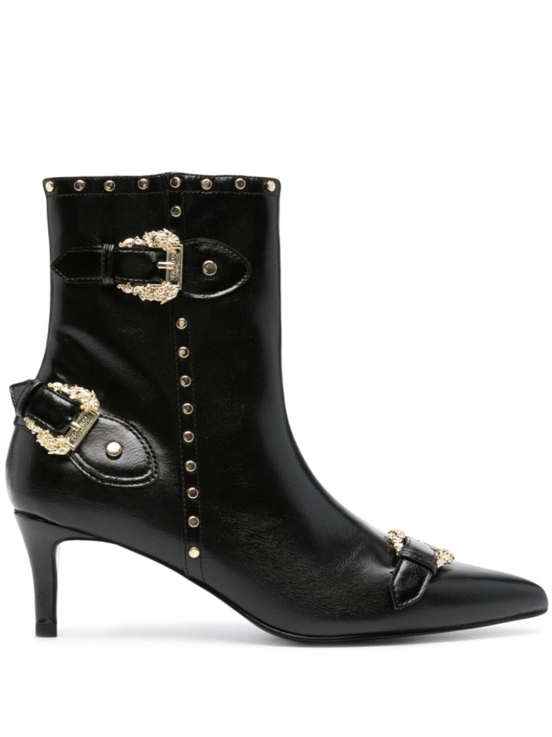 

Versace Jeans Couture ботильоны с пряжками, черный