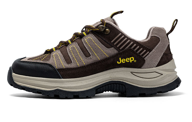 

Кроссовки Jeep Chunky Sneakers Women's Low-top Coffee Brown, коричневый