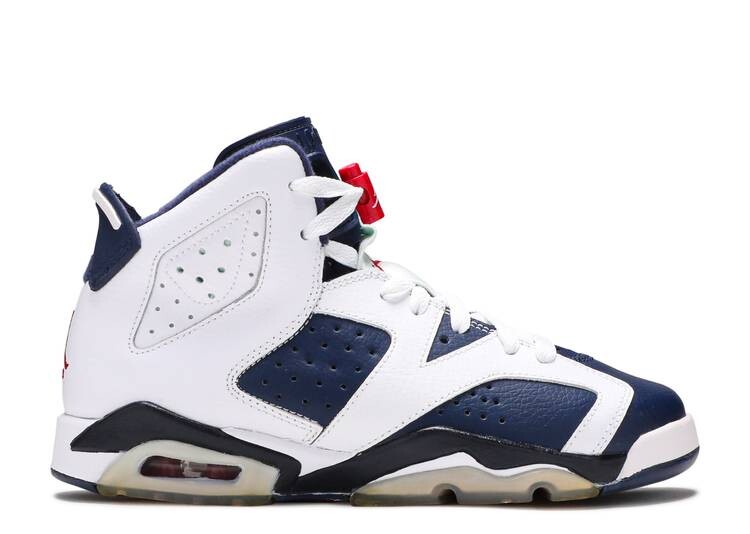 

Кроссовки AIR JORDAN 6 RETRO GS 'OLYMPIC' 2012, белый