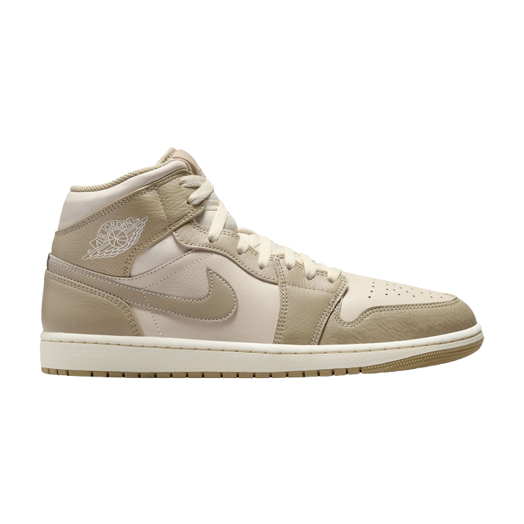 

Кроссовки Air Jordan 1 Mid, коричневый, Серый, Кроссовки Air Jordan 1 Mid, коричневый