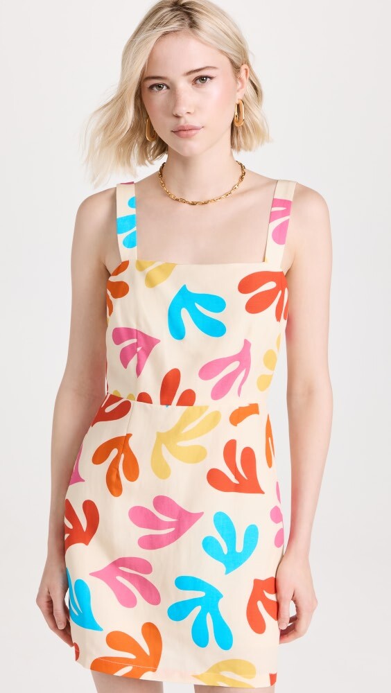 

Платье мини KITRI Ivy Leaf Print, разноцветный