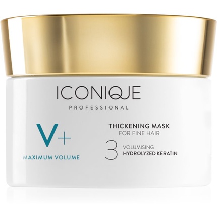 

ICONIQUE V+ Maximum Volume Thickening Mask - Интенсивная маска для объема тонких волос, 200 мл