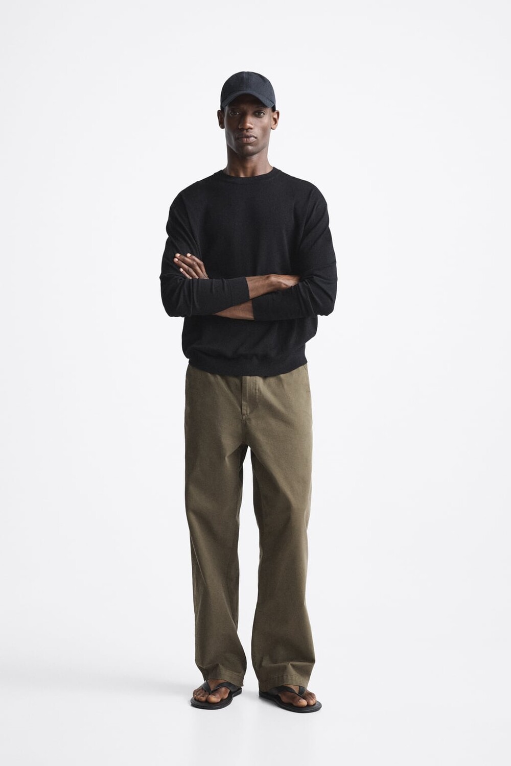 

Свитер из вискозы ZARA, черный