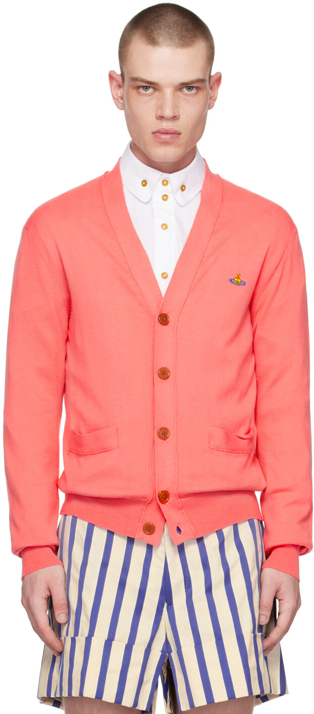 

Розовый кардиган с вышивкой Vivienne Westwood
