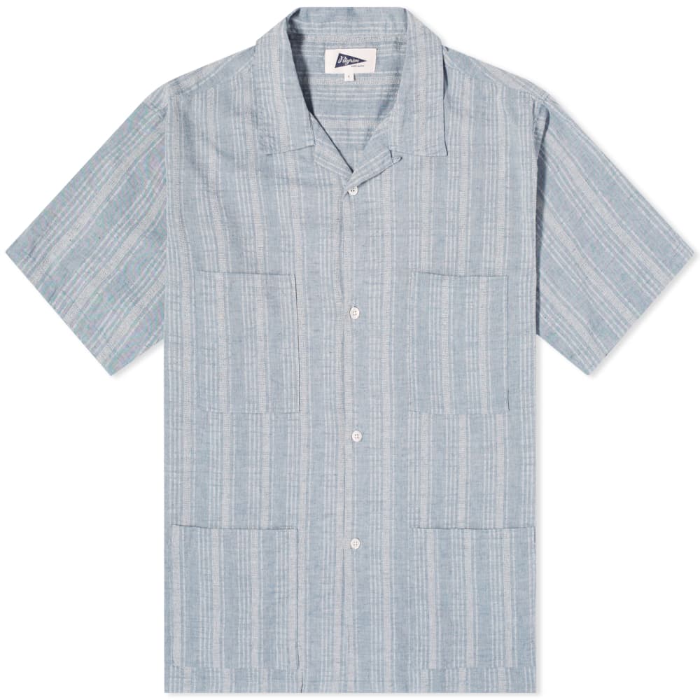 цена Рубашка для отдыха Pilgrim Surf + Supply Amedeo, синий