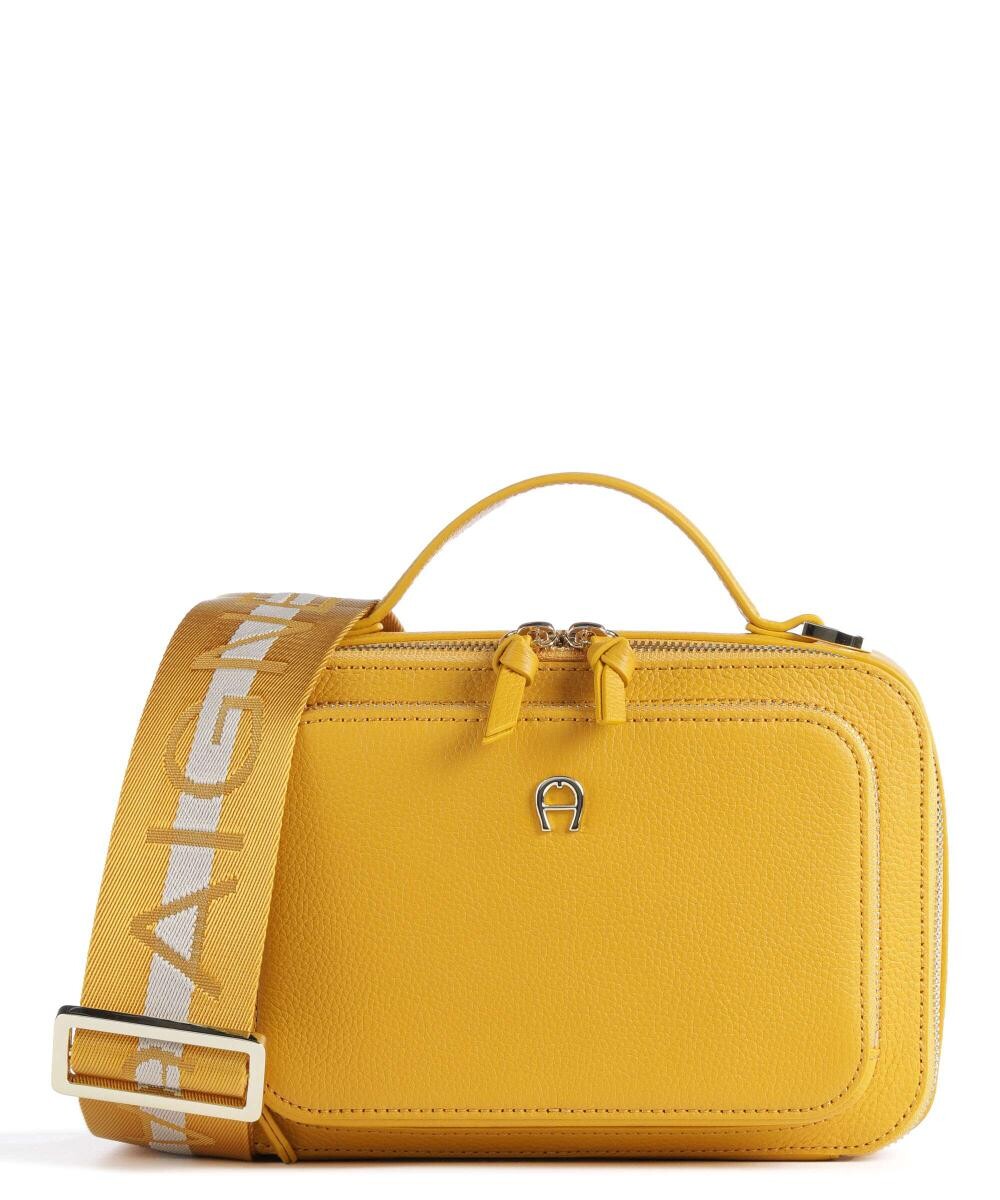 

Сумочка Zita из зернистой яловой кожи Aigner, желтый