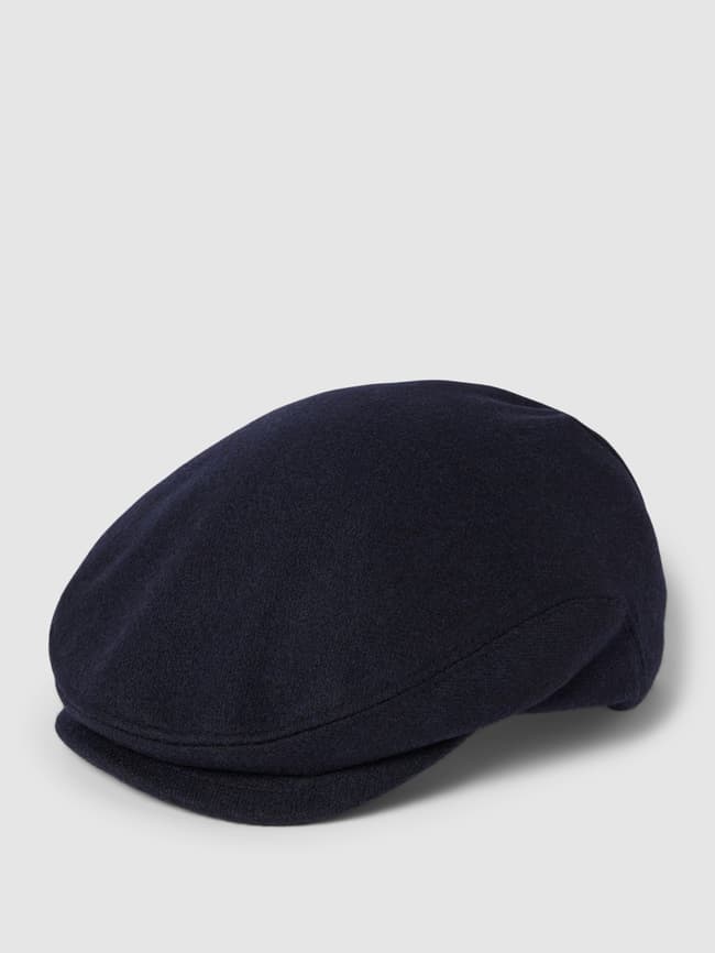Плоская шапка-ушанка модель Гэтсби Müller Headwear, темно-синий модель конструкции с плоской крышкой корд müller headwear оливково зеленый