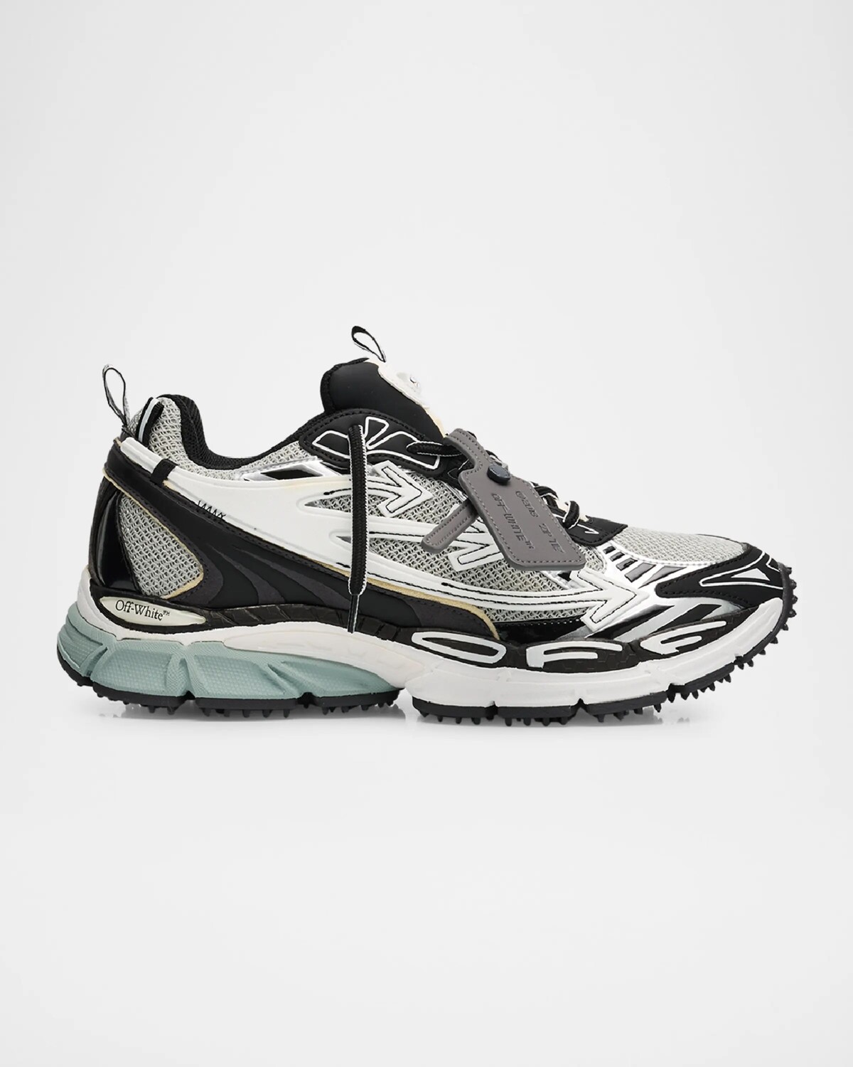 

Мужские кроссовки Be Right Back Off-White, цвет Light Grey - Black