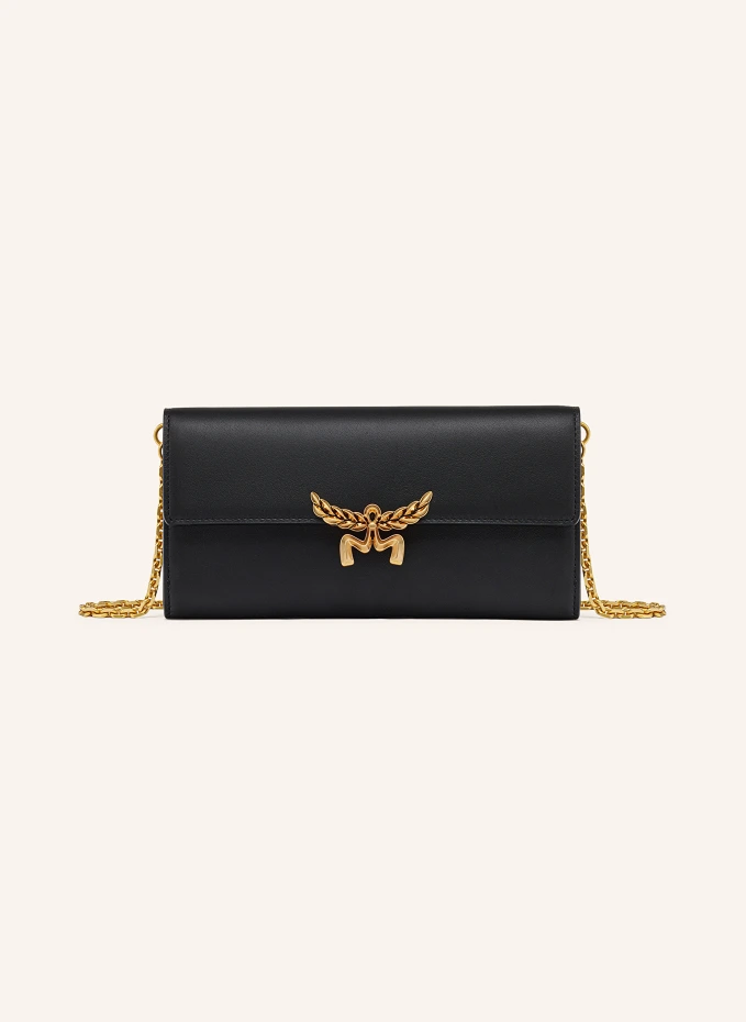 

Кошелек heaven large, который можно повесить на шею Mcm, черный