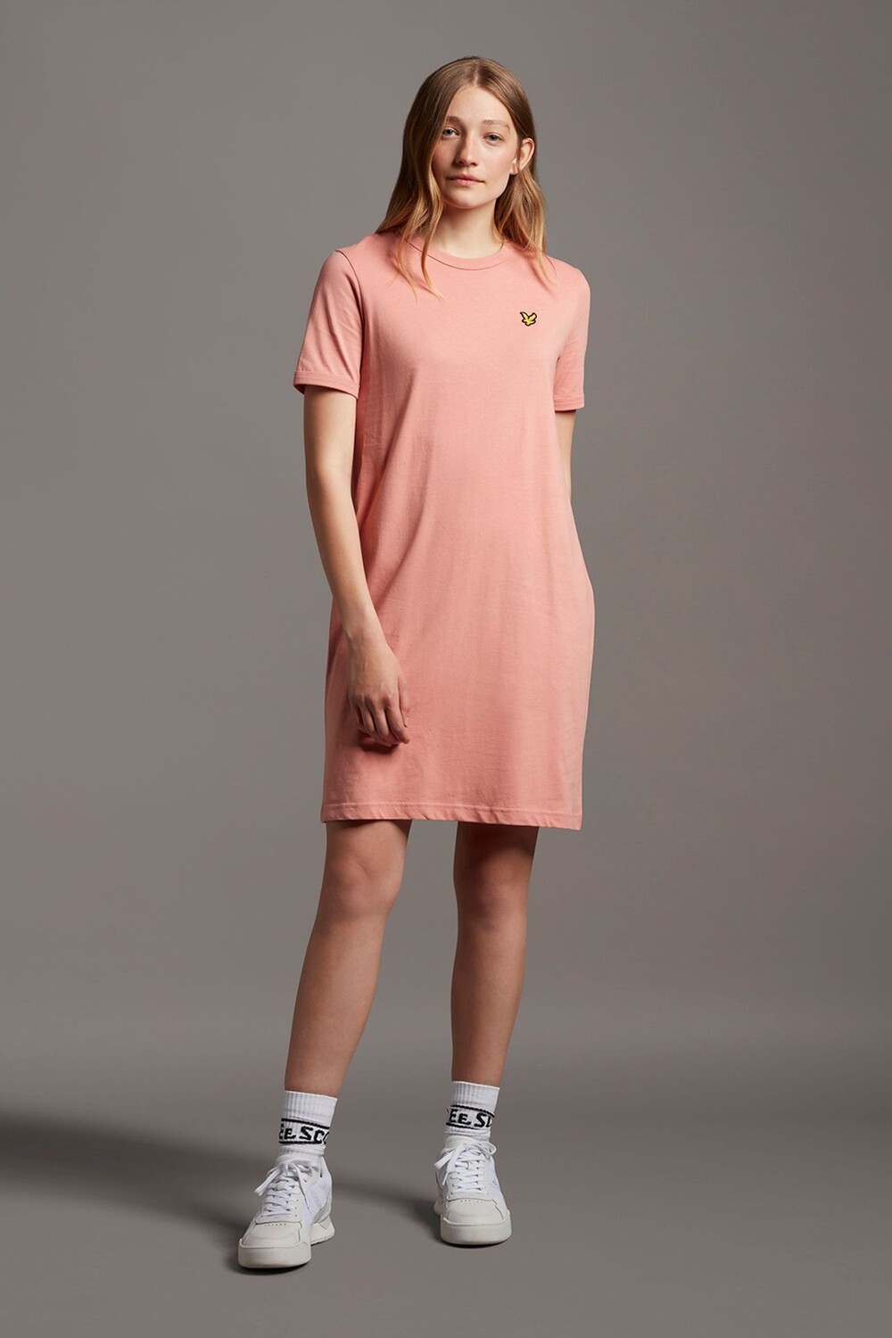 

Розовое платье Lyle & Scott, розовый
