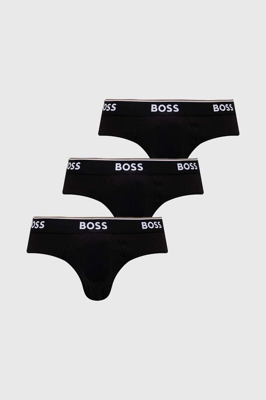Комплект из трех трусов BOSS Boss, черный