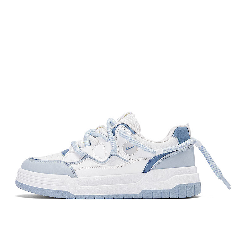 

Кроссовки WARRIOR Skateboarding Shoes Women's Low-top White, белый/синий