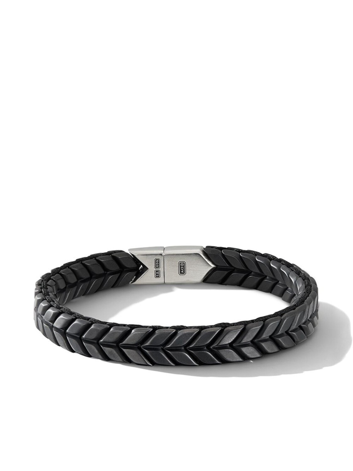 

Плетеный браслет David Yurman, черный