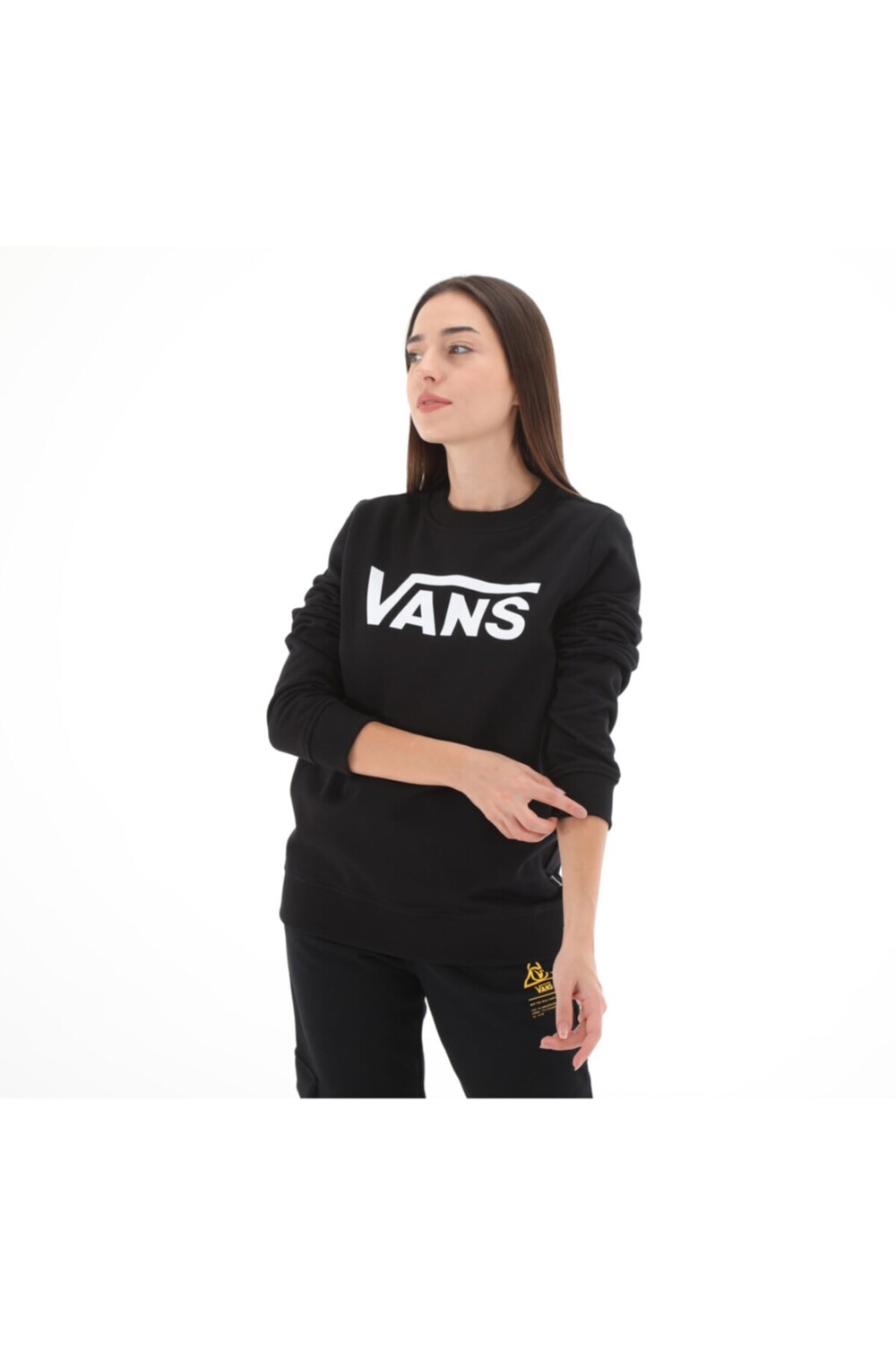 

Женский свитшот Classic V Crew, черный Vans