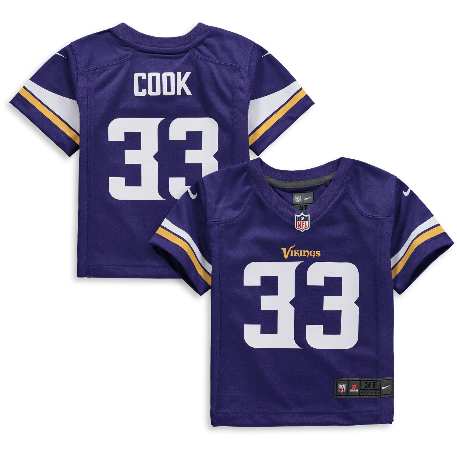 

Футболка Nike Dalvin Cook Purple Minnesota Vikings Player Game для малышей Nike