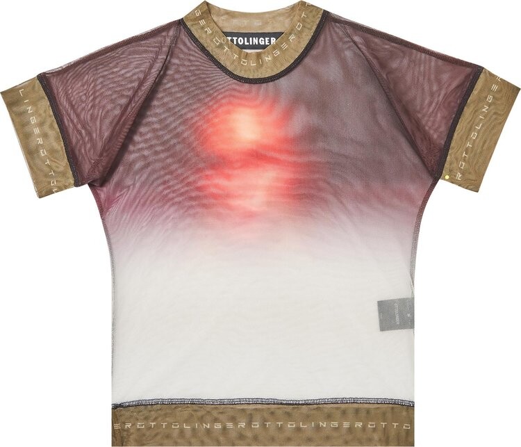 

Футболка Ottolinger Mesh 'Face Print', разноцветный