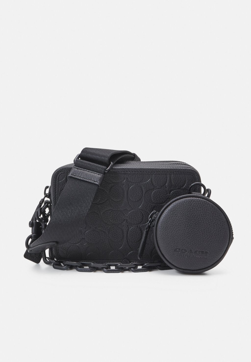 

Сумка через плечо CHARTER CROSSBODY IN BLACKOUT SIGNATURE UNISEX Coach, цвет black