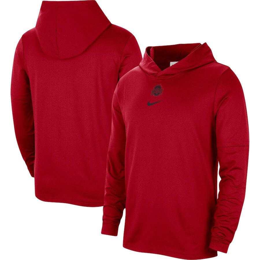 

Футболка с длинным рукавом Nike Ohio State Buckeyes, алый